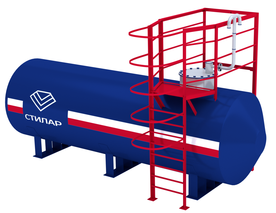 Горизонтальный резервуар РГСН для ГСМ 125 м³ от завода-производителя
